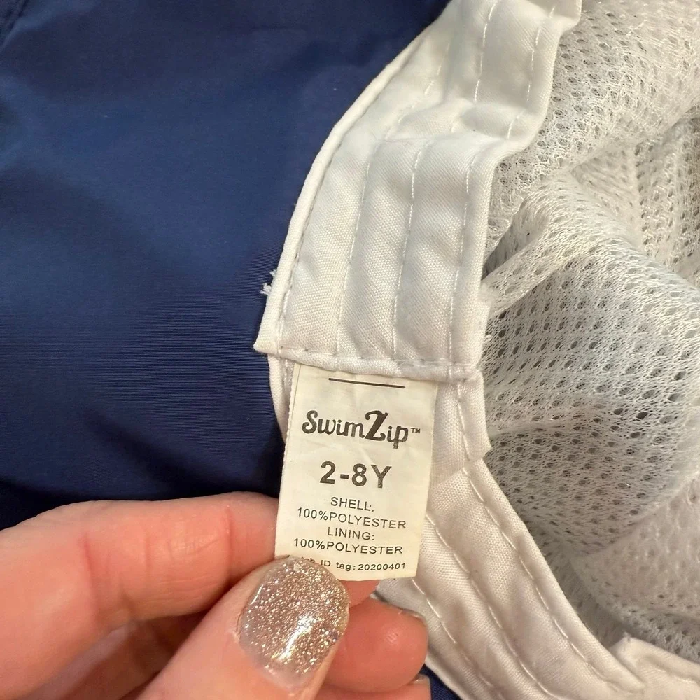 Swim Zip kids navy blue‎ sun hat ages 2-8